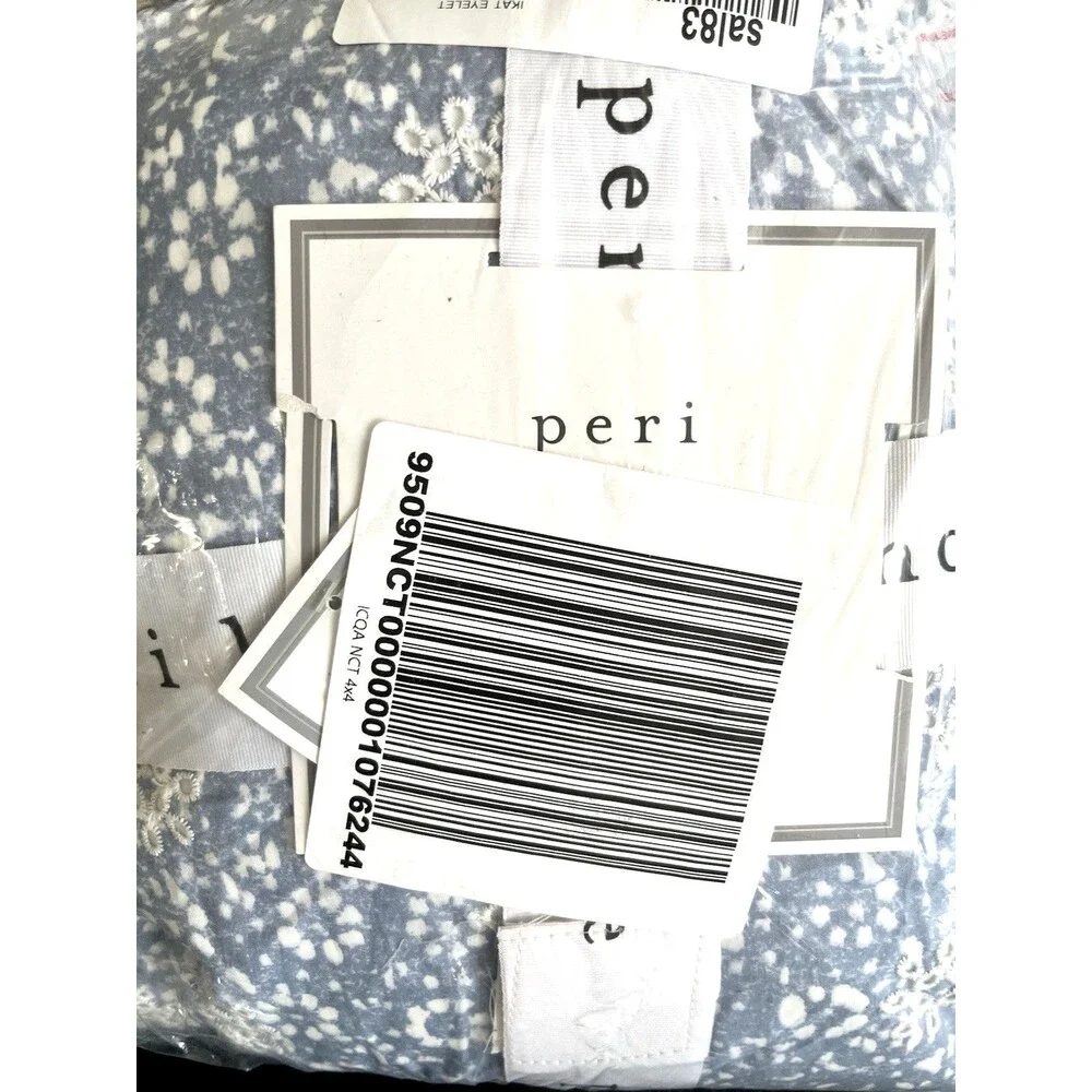Peri Home Ikat Eyelet 3-Piece King Duvet Cover Set Bedding